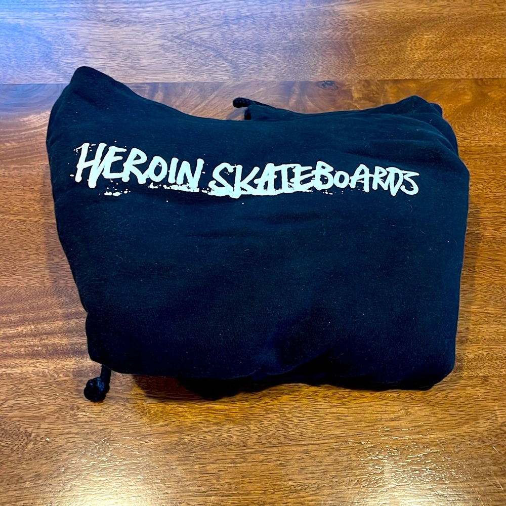 Heroin Skateboards hoodie size Medium